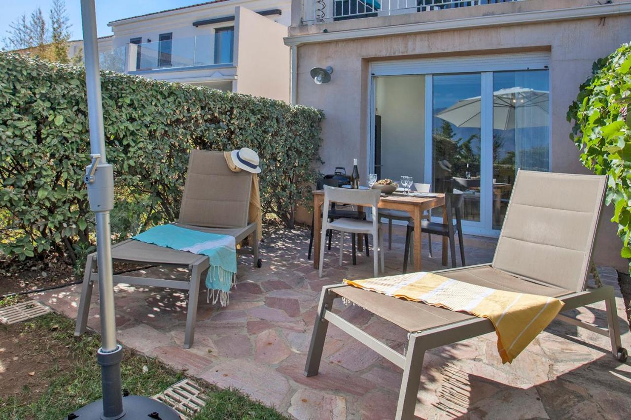Mare Appart Avec Jardin Et Bbq Vue Mer Et Montagne Plage Et Port A 2 Pas 칼비 외부 사진